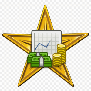 economy-clipart-a-star-with-stack-of-coins-and-calcula