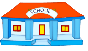 elementary-school-clipart-a-school-building-with-sign-that-says