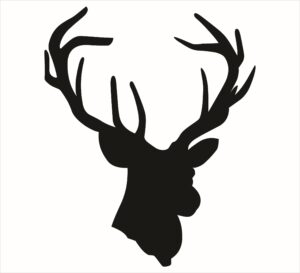 elk-clipart-deer-head-silhouette-vector