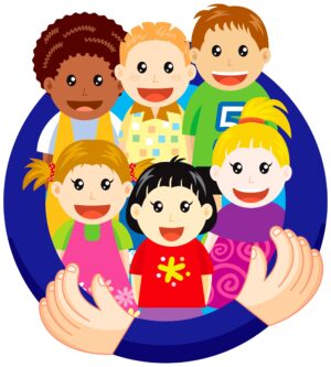 empathy-clipart-a-group-of-children-holding-hands-together