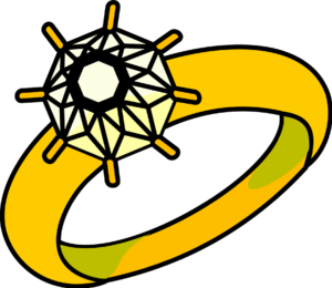 engagement-ring-clipart-a-diamond-ring-with-on-top