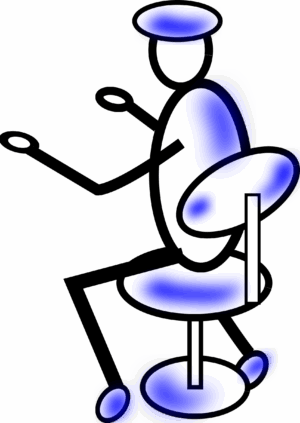 engineer-clipart-a-man-sitting-on-stool-with-blue-hat