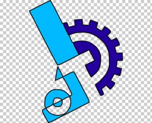 engineering-clipart-a-blue-and-purple-logo-with-white-background