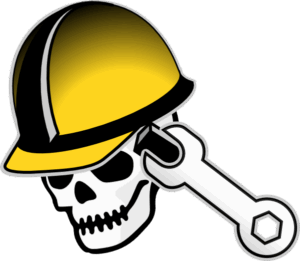 engineering-clipart-a-skull-wearing-hard-hat-and-holding-wren