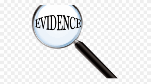 evidence-clipart-a-magnized-word-with-under-it