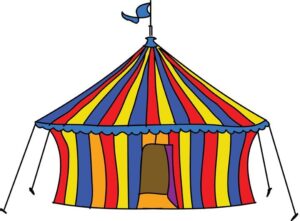 fair-clipart-a-circus-tent-with-flag