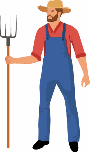farming-clipart-a-man-with-pitchfork-and-hat