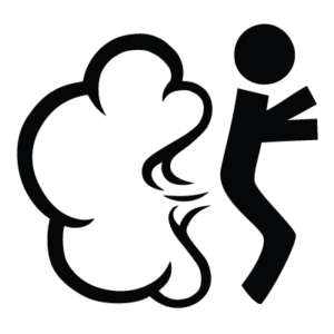 fart-clipart-a-black-and-white-silhouette-of-two-people-running