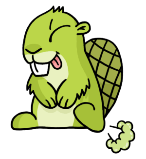 fart-clipart-a-green-cartoon-character-with-big-grin-of-teeth