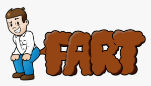 fart-clipart-a-man-sitting-on-the-ground-with-word-fat