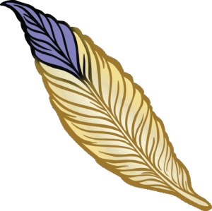 feathers-clipart-a-feather-with-purple-and-yellow