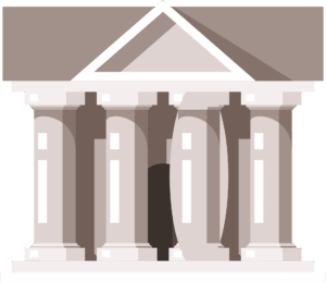 federalism-clipart-a-building-with-columns-and-roof
