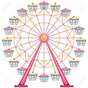 ferris-wheel-clipart-a-ferris-on-white-background-royalty-vector