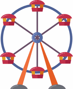 ferris-wheel-clipart-a-ferris-with-two-wheels-and-lights