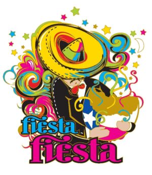 fiesta-clipart-a-woman-in-soi-hat-with-cat