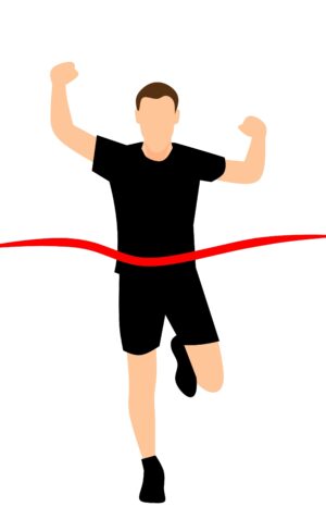finish-line-clipart-a-man-running-on-race-track