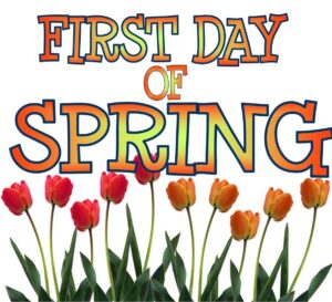 first-day-of-spring-clipart-a-bunch-of-flowers-with-the-words-first-day-spring
