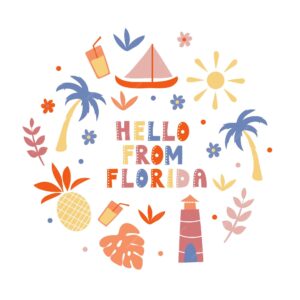 florida-clipart-a-circle-with-the-words-hello-from-florida-in-it