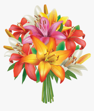 flower-bouquet-clipart-a-bouquet-of-flowers-on-white-background