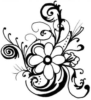 flower-clipart-transparent-background-a-black-and-white-drawing-of-flower