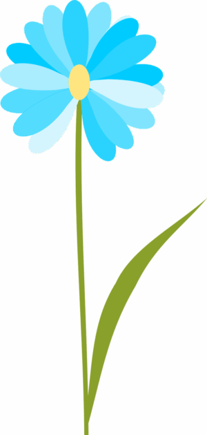 flower-clipart-transparent-background-a-blue-flower-with-green-leaves