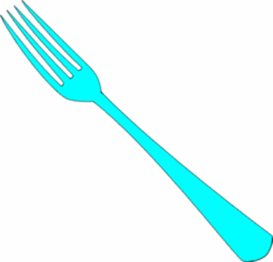 fork-clipart-a-fork-with-green-glow-on-it