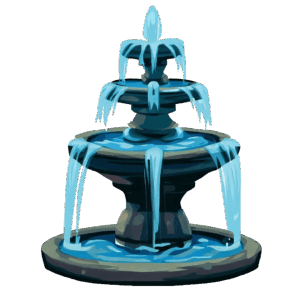 fountain-clipart-a-water-fountain-with-blue
