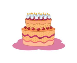 free-birthday-clipart-for-woman-a-birthday-cake-with-candles-and-cherries