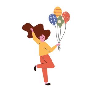 free-birthday-clipart-for-woman-a-woman-holding-balloons-in-her-hand