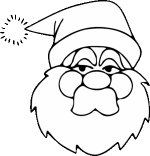 free-christmas-clipart-black-and-white-santa-claus-face-clipart