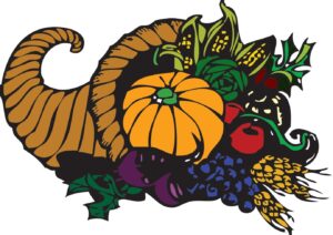 free-clipart-happy-thanksgiving-a-cat-with-pumpkin-and-flower
