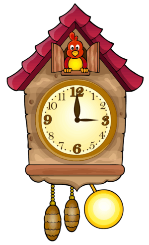 free-clock-clipart-a-clock-with-bird-on-top-of-it