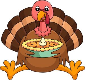 free-turkey-clipart-a-cartoon-turkey-with-pie-in-its-beak