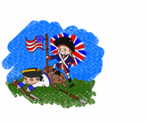 french-and-indian-war-clipart-a-cartoon-drawing-of-man-on-horse