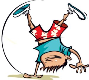 friday-clipart-a-man-doing-handstant-on-white-background