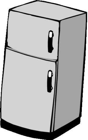 fridge-clipart-a-refrigerator-with-door-open