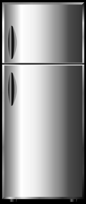 fridge-clipart-a-silver-refrigerator-with-door-open