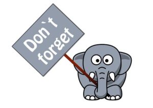 friendly-reminder-clipart-a-cartoon-elephant-holding-sign-that-says-don-t