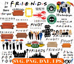 friends-tv-show-clipart-a-large-collection-of-different-types-furniture