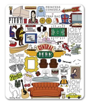 friends-tv-show-clipart-a-poster-with-variety-of-different-things