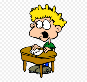 frustrated-clipart-a-boy-sitting-at-desk-with-cat-in-his-lap