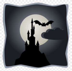 full-moon-clipart-a-silhouette-of-castle-with-bats-flying-over-it