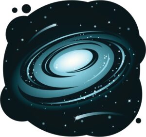 galaxy-clipart-a-black-and-white-image-of-spiral-vortex
