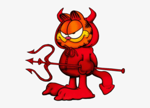 garfield-clipart-a-cartoon-devil-with-trident-and