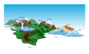 geography-clipart-a-mountain-range-with-lake-and-small