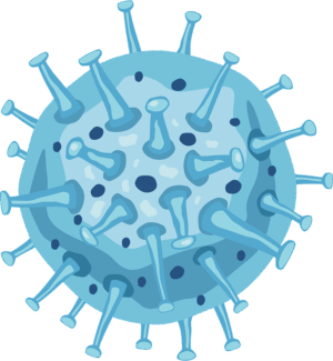 germ-clipart-a-blue-corona-with-many-small-dots