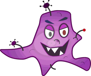 germ-clipart-a-purple-cartoon-character-with-big-smile