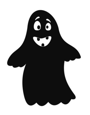 ghost-face-clipart-a-black-and-white-silhouette-of-ghost