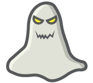 ghost-face-clipart-a-ghost-with-yellow-eyes-and-black-nose
