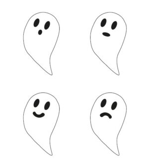 ghost-face-clipart-a-set-of-four-ghosts-with-faces